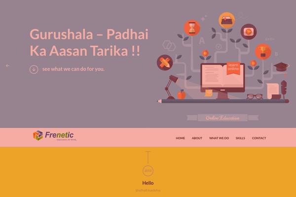 avenue theme site design template sample