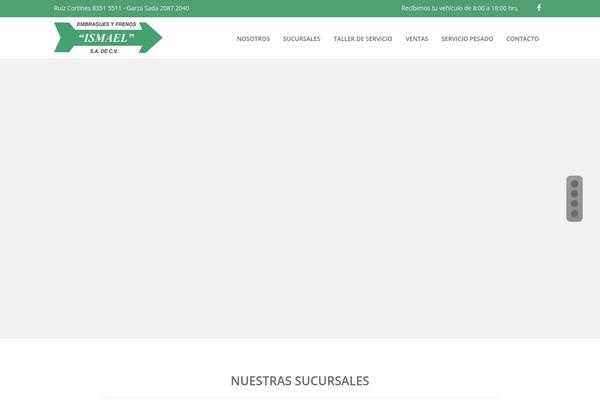 Zafiro theme site design template sample