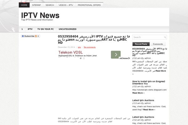 frenzyiptv.com site used News Mix