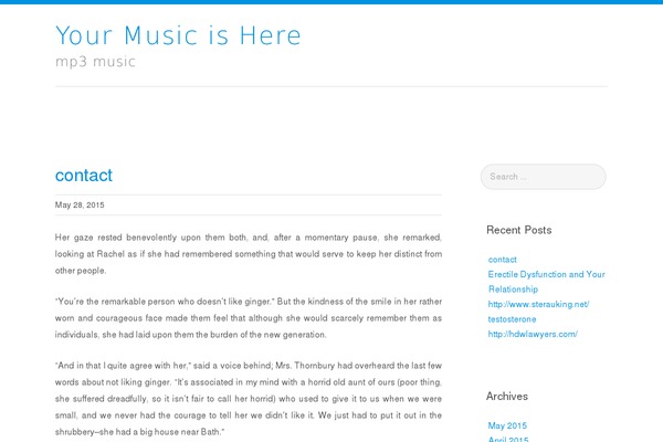 elegantWhite theme site design template sample