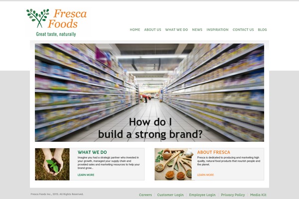 fresca theme websites examples