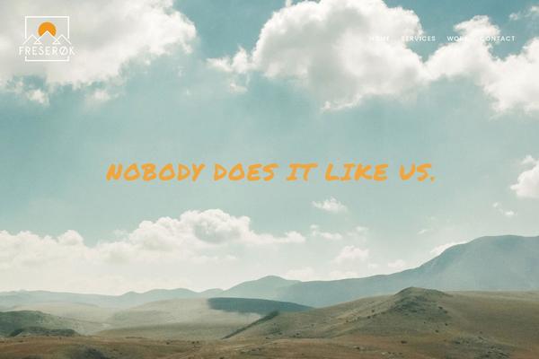 Stockholm theme site design template sample