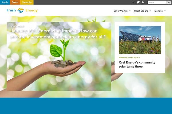 Largo theme site design template sample