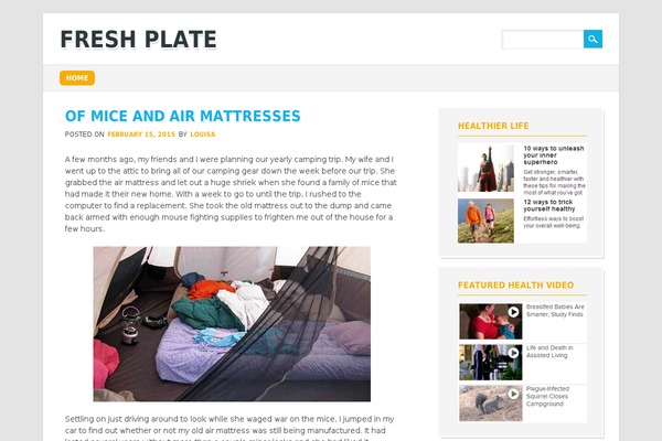 The Bizness theme site design template sample