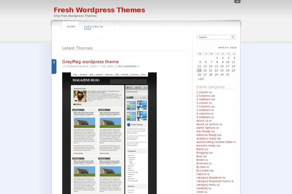 dfBlog theme site design template sample