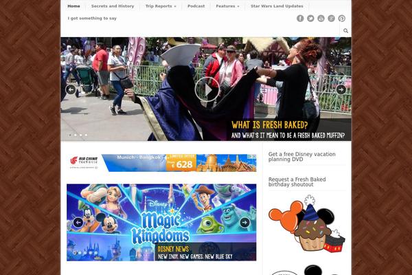 freshbakeddisney.com site used Modernize-v3-19
