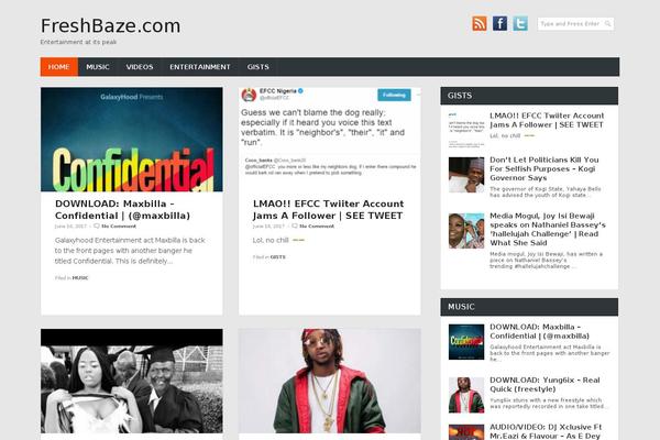 Combomag theme site design template sample