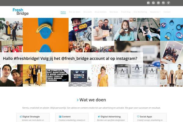 Site using MailChimp Top Bar plugin