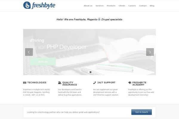 Site using JSJ Gallery Slideshow plugin
