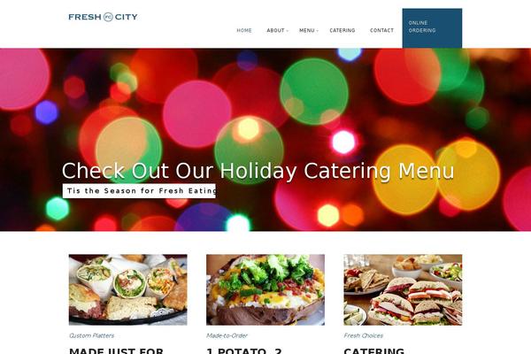 Chicagorestaurant theme site design template sample