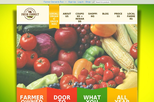 Agriculture theme site design template sample