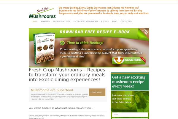 Food & Cook theme site design template sample