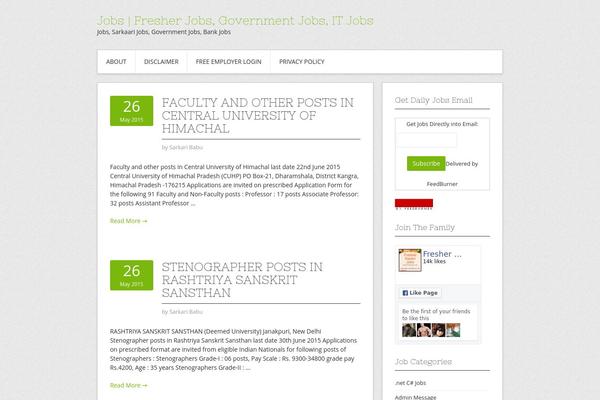 Contango theme site design template sample