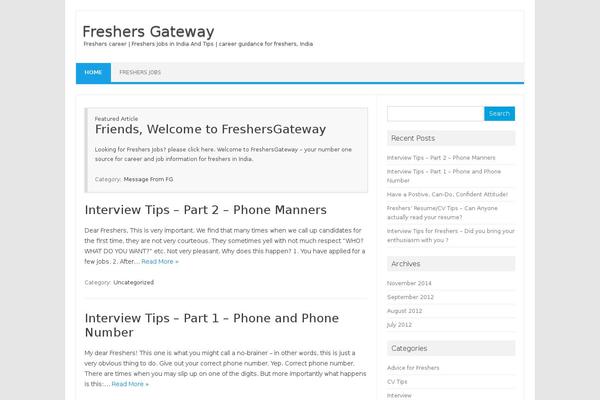 Iconic One theme site design template sample