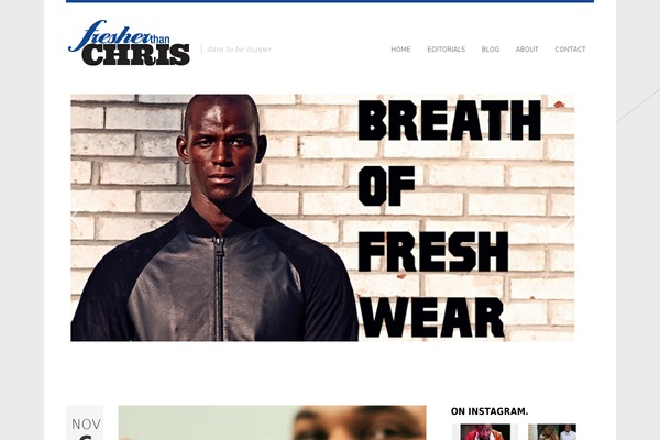 Pallas theme site design template sample