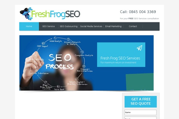 Increase theme site design template sample