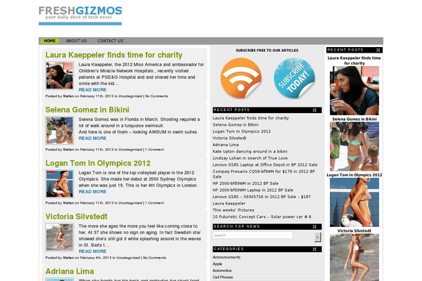 Pan theme site design template sample