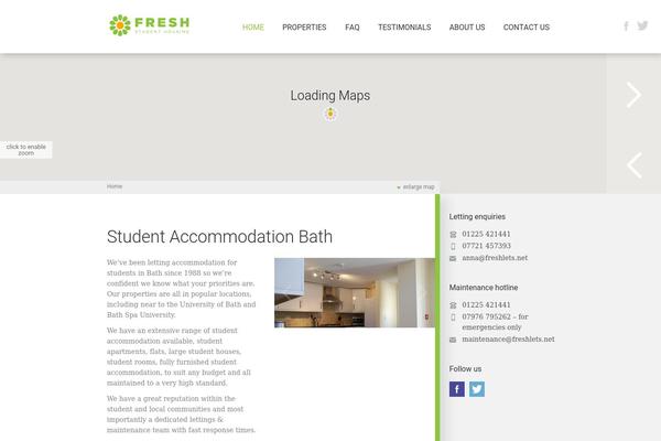 Wp Estate theme site design template sample