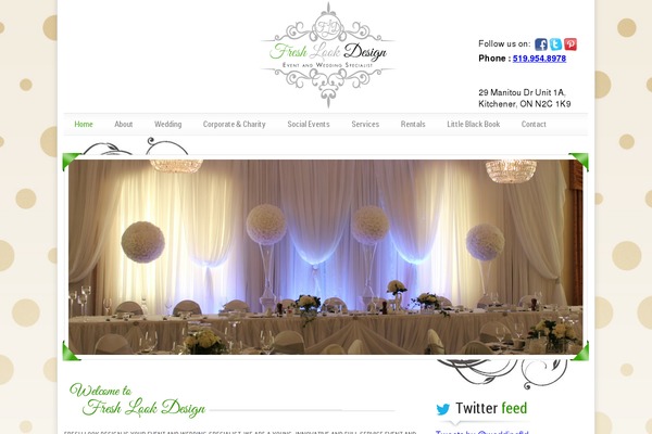 Freshlook theme site design template sample