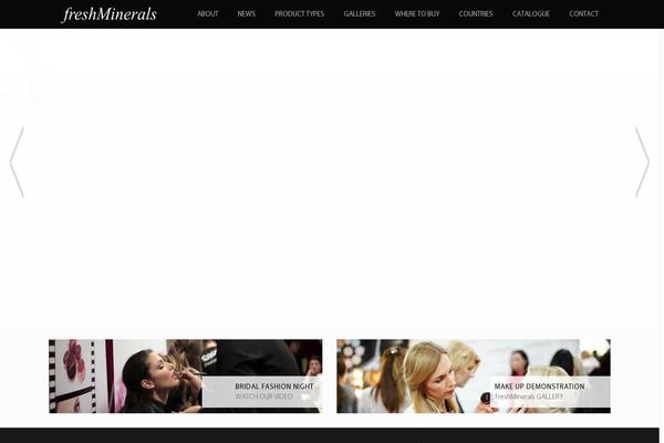 Fresh theme site design template sample