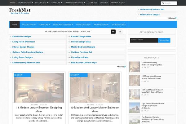 Studio-pro theme site design template sample