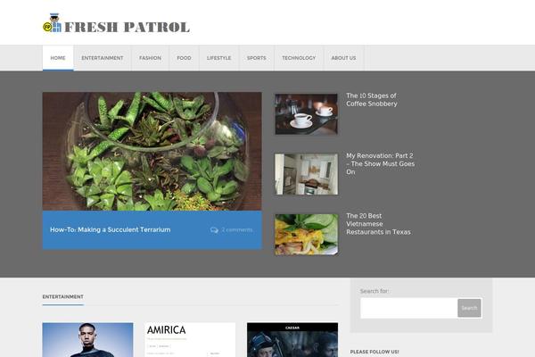Cube theme site design template sample