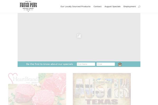 Divi child theme site design template sample