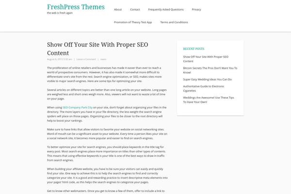 Chip Life theme site design template sample