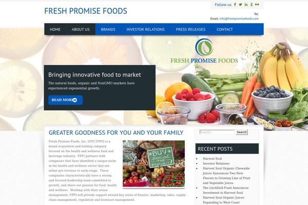 freshpromisefoods.com site used SKT Bizness
