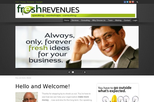 freshrevenues.com site used Flare