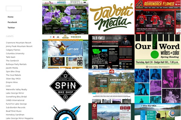 Mesh theme site design template sample