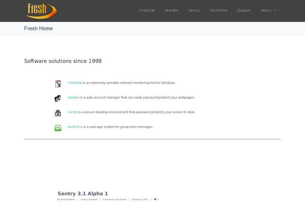 TheFox theme site design template sample