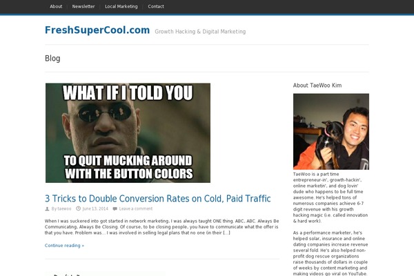 landed theme websites examples