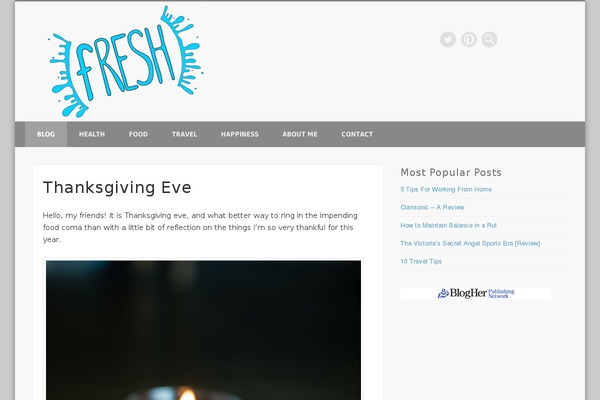 Daily Dish Pro theme site design template sample