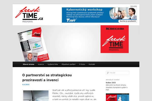 Site using Čeština pro WordPress plugin