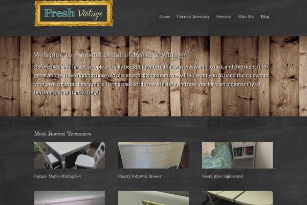 freshvintagenc.com site used Modern Portfolio