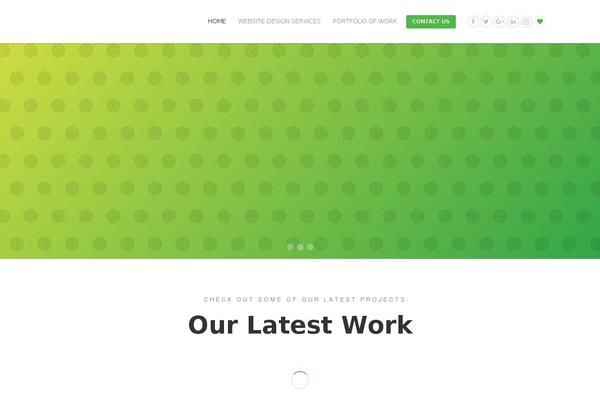 Impreza Child theme site design template sample