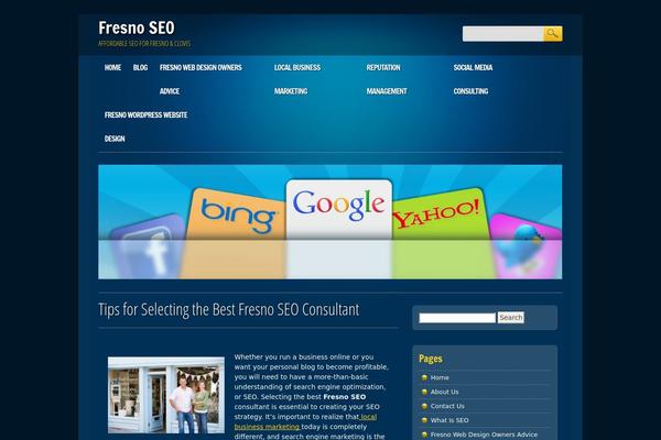 Online Marketer theme site design template sample