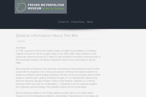 Casper theme site design template sample