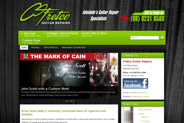 fretco.com.au site used Graphene-child