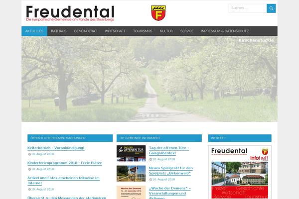 Merlin theme site design template sample