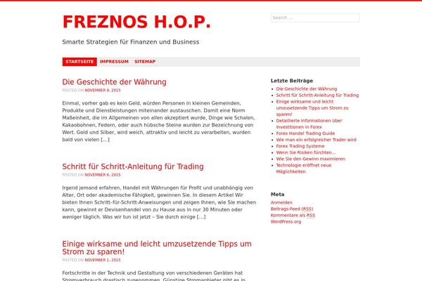 Debut theme site design template sample