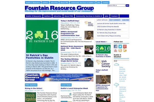 Newswire theme site design template sample