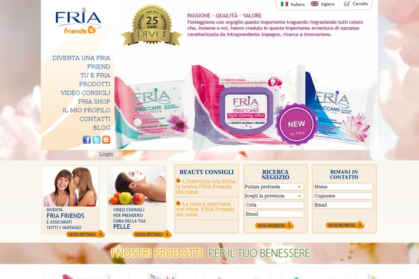 friafriends.it site used Zinfolio-theme