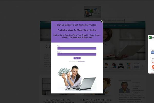 ElegantEstate theme site design template sample