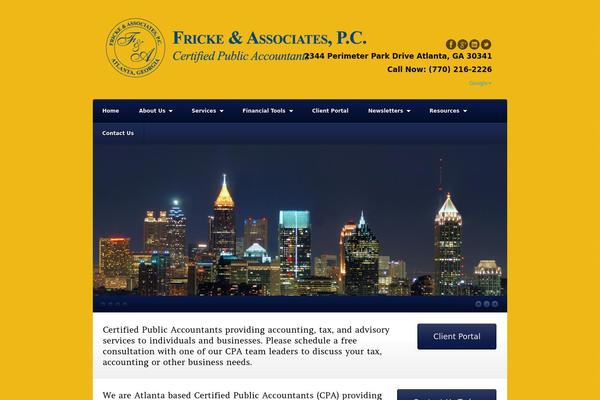 Akita theme site design template sample