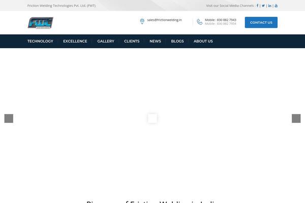 Industrial theme site design template sample