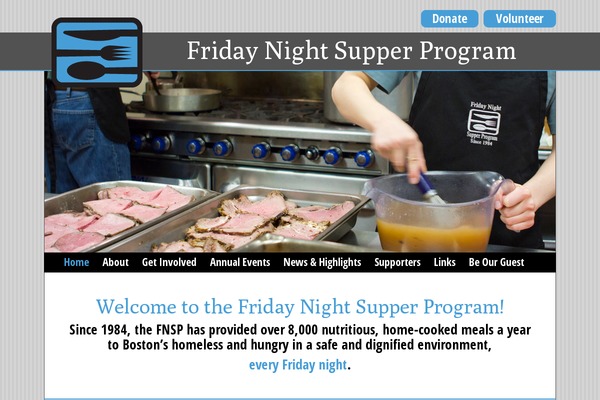 fridaynightsupper.org site used Supper