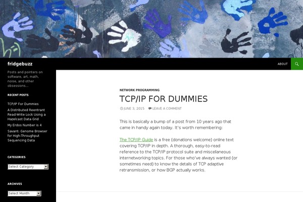Twenty Fourteen theme site design template sample