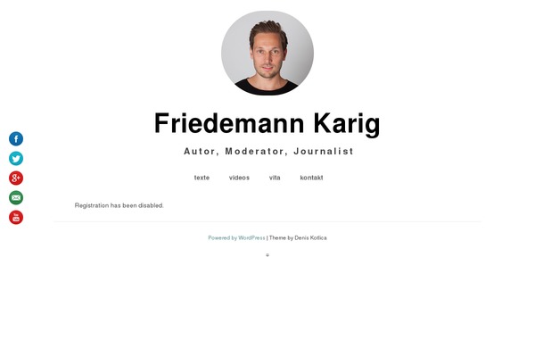 Site using Cute Profiles plugin